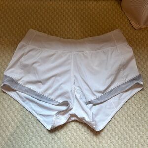 White Lululemon Women’s Shorts size 8
